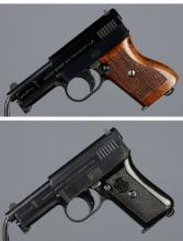 Two Mauser Model 1910 Semi-Automatic Pistols