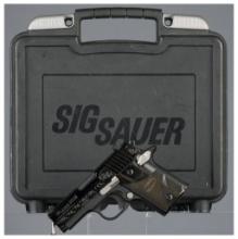 Factory Engraved Sig Sauer P938 Semi-Automatic Pistol with Case