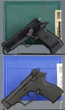 Two Star Semi-Automatic Pistols with Cases