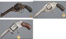 Three European Double Action Revolvers