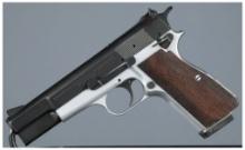 Frank J Paris Upgraded Belgian Browning High Power Pistol