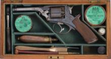 Cased W. Tranter's Patent Double Action Revolver