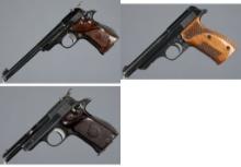 Three Semi-Automatic Rimfire Pistols