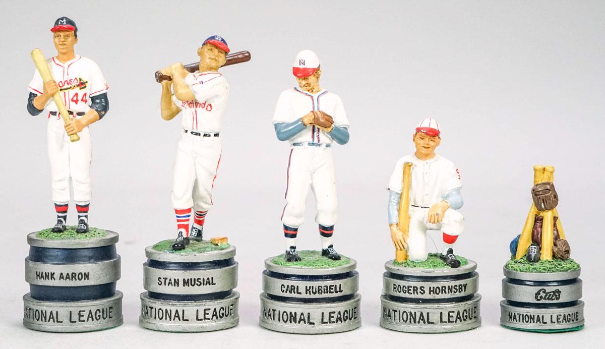 Danbury Mint Legends of American & National Leagues Chess Set