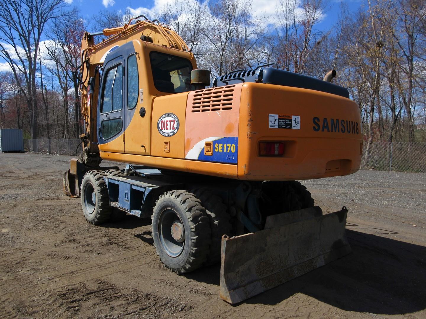 1999 Samsung SE170W-3 Rubber Tire Excavator