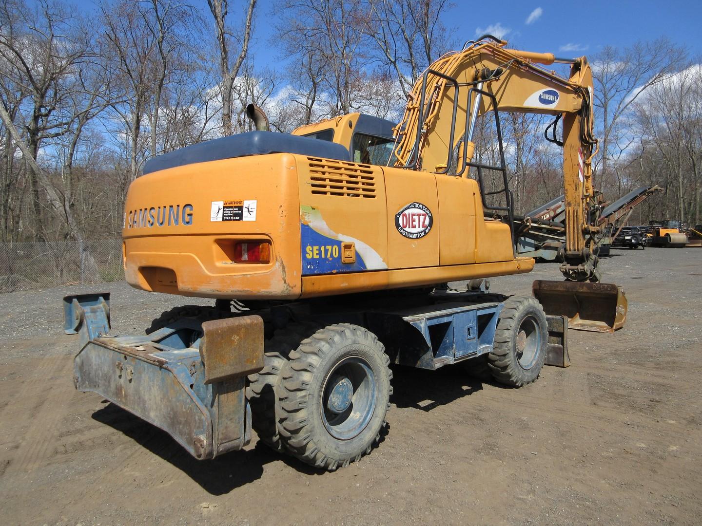 1999 Samsung SE170W-3 Rubber Tire Excavator