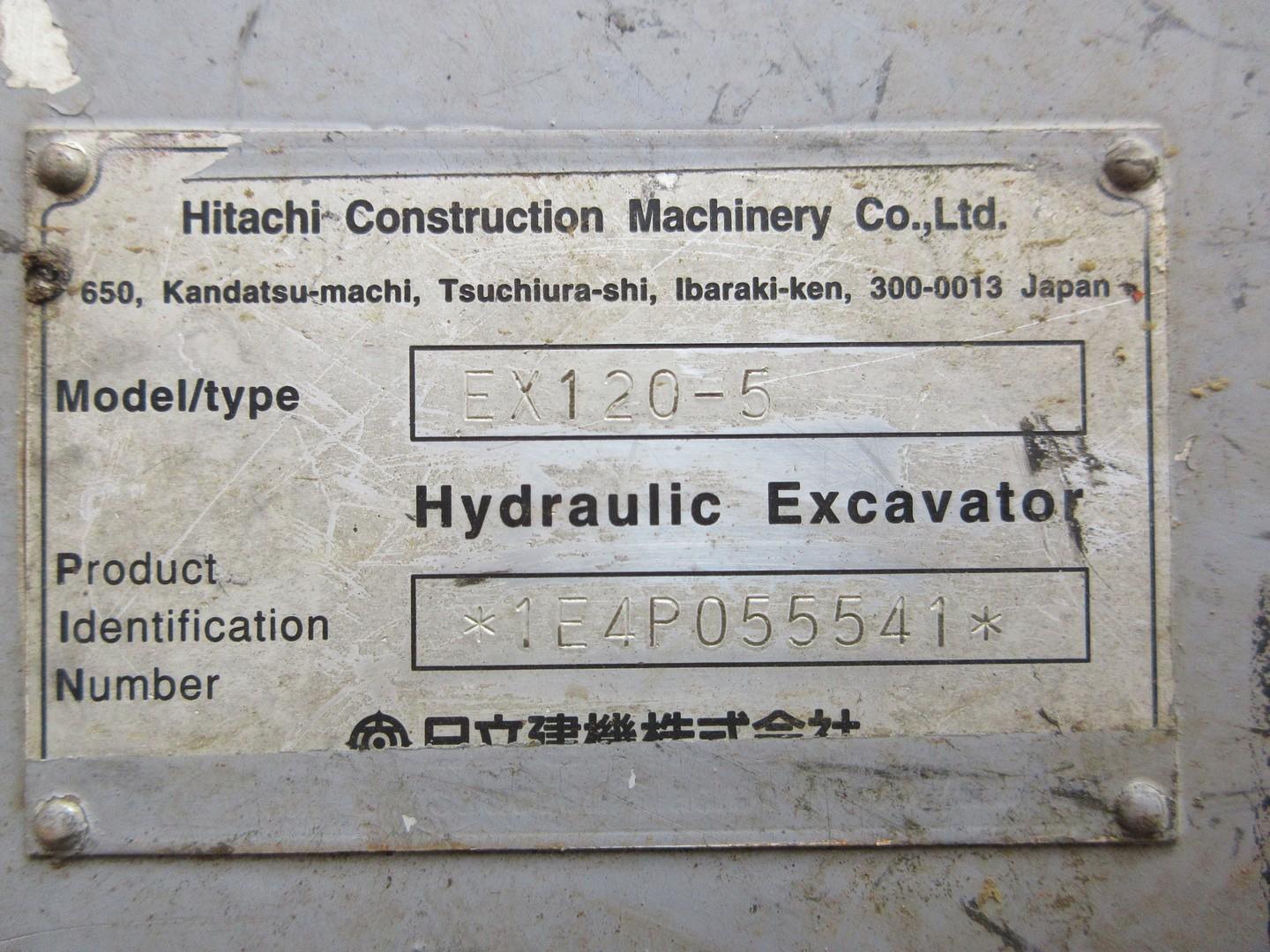 Hitachi EX120-5 Hydraulic Excavator