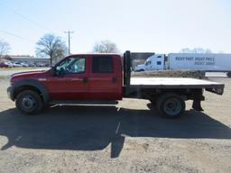 2005 Ford F-550 Lariat S/A Flatbed Truck