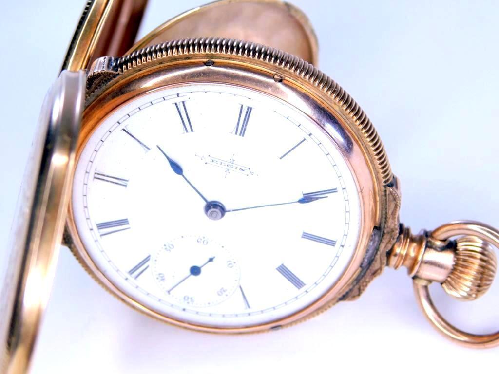 Elgin 8K Yellow Gold Pocket Watch