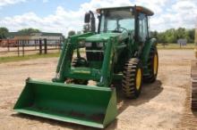 JD 5065E C/A 4WD W/ LDR AND BUCKET 754HRS. WE DO NOT GAURANTEE HOURS