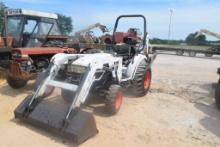 BOBCAT CT235 4WD HST ROPS W/ LDR AND BUCKET AND BACKHOE ATTACHMENT