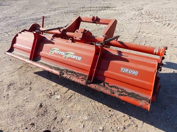 TERRA FORCE 3 PT 8' ROTARY TILLER W/STAND