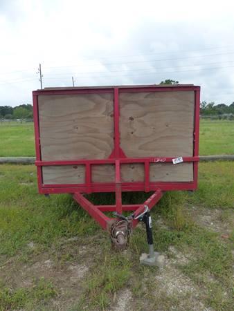 HM 2010 SHOP BUILT BUMPER TRAILER 16' X6'