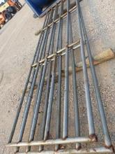 2-16' 6 RAIL ROUND PIPE GATES