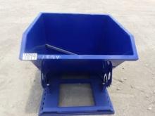 1 CU YD SELF DUMPING HOPPER W/FORKLIFT POCKETS