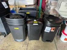 LOT CONSISTING OF ASSORTED SIZE WASTE BASKETS