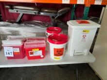 LOT CONSISTING OF ASSORTED BIOHAZARD SHARPS