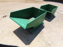 Metal scrap hopper