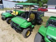 JOHN DEERE Gator, gas engine, 4-post canopy sn: 1MO4X2X