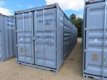 40' high cube multi-door container, 2 side open doork o