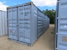 Unused 40ft high cube 2 multi door container: 2side ope