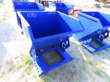 Unused 1 cyl self dumping hopper equipment