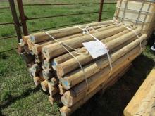 1 Pallet 7ft Cedar Fence Posts (M)