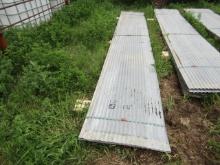 12 pcs. 14ft  long Corrugated Steel 2ft Wide (M)