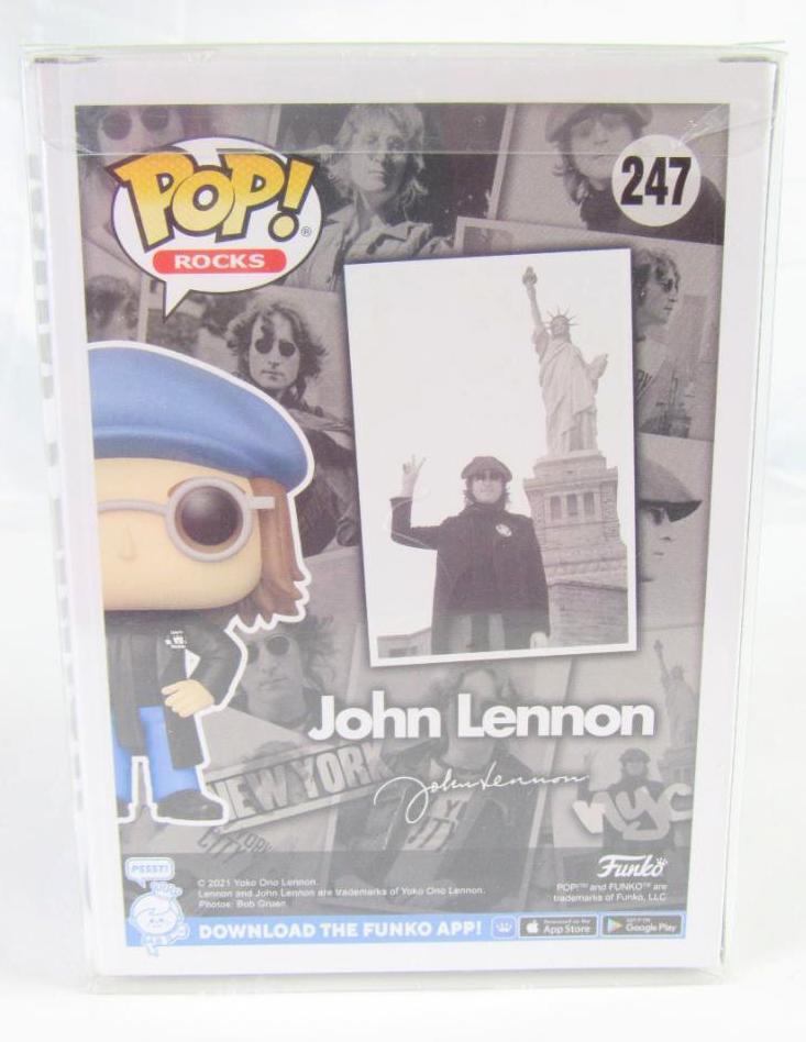 (2) Funko Pop Rock #247 John Lennon Figures Base & Chase MIB