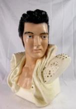 Excellent Vintage Elvis Presley Chalkware Bust Huge!