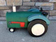 Wood & Metal Tractor Mailbox