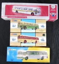 Lot (4) Corgi Classics 1:50 Diecast Buses MIB