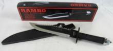 Rambo: First Blood II Officially Licensed 15.75" JOHN RAMBO Knife MIB