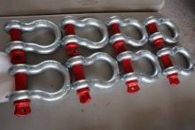 Screw Pin Anchor Shackles (8) (Unused)