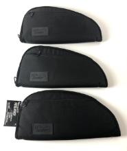 LOT (3) ROMA NYLON PISTOL POUCHES 14" X 6.5"