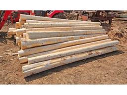 Cedar Posts for Fencing - 10 Posts In This Lot