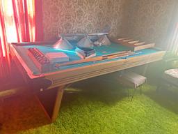 Pool Table, Light & Accessories