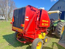638 New Holland Round Baler With Monitor
