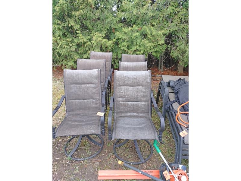 6 Patio Chairs