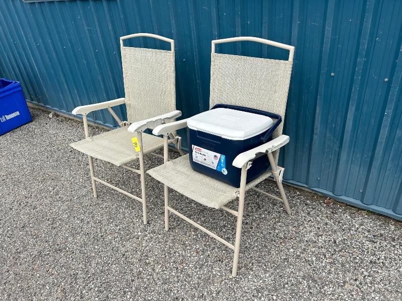 Patio Chairs & Cooler