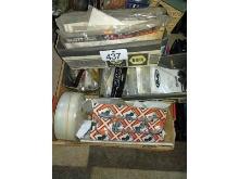 Box of New Motorcycle Parts