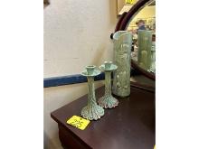 Candle Holders & Vase