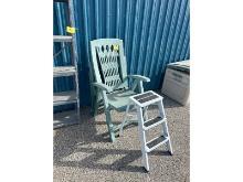 Patio Chairs & Step Stool