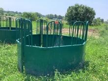 Tombstone Round Bale Feeder