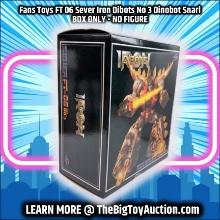 Fans Toys FT 06 Sever Iron Dibots No 3 Dinobot Snarl  BOX ONLY - NO FIGURE