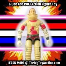 GI Joe Ace 1983 Action Figure Toy