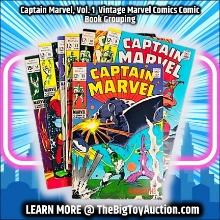 Captain Marvel, Vol. 1  Vintage Marvel Comics Comic Book Grouping