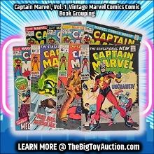 Captain Marvel, Vol. 1  Vintage Marvel Comics Comic Book Grouping