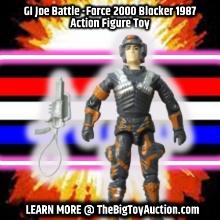 GI Joe Battle-Force 2000 Blocker 1987 Action Figure Toy