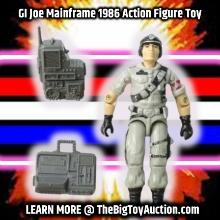 GI Joe Mainframe 1986 Action Figure Toy